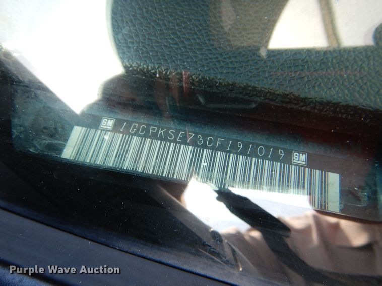 image for item DL2740 2012 Chevrolet Silverado 1500  Crew Cab pickup truck