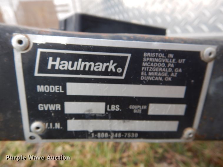 image for item DL4829 2005 Haulmark LH7X22 enclosed cargo trailer