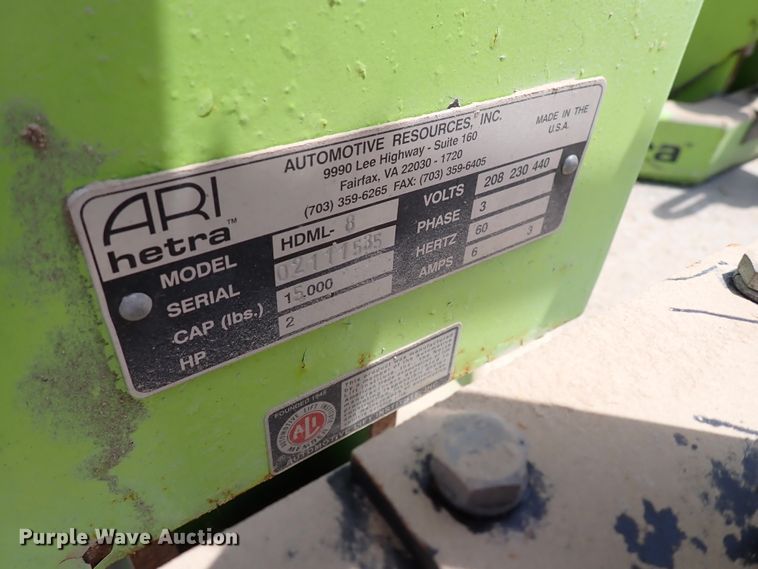 image for item DL7568 (4) ARI Hetra HDML-8 column lifts