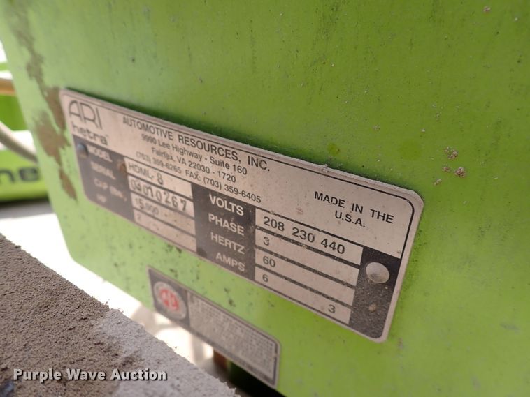 image for item DL7568 (4) ARI Hetra HDML-8 column lifts