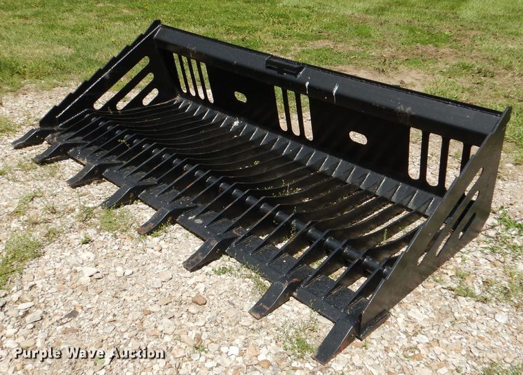 image for item DL8939 84"W skid steer rock bucket