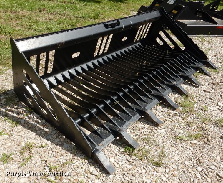 image for item DL8939 84"W skid steer rock bucket