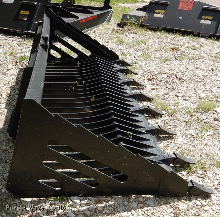 image for item DL8939 84"W skid steer rock bucket