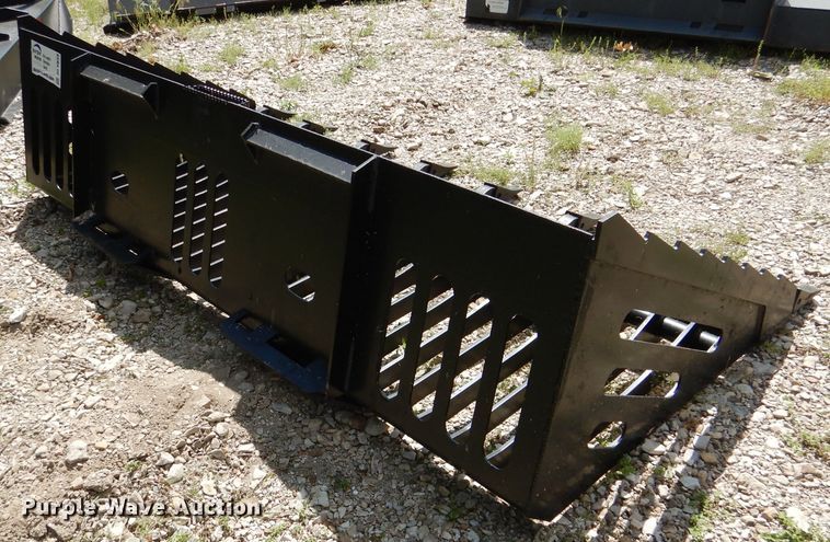 image for item DL8939 84"W skid steer rock bucket