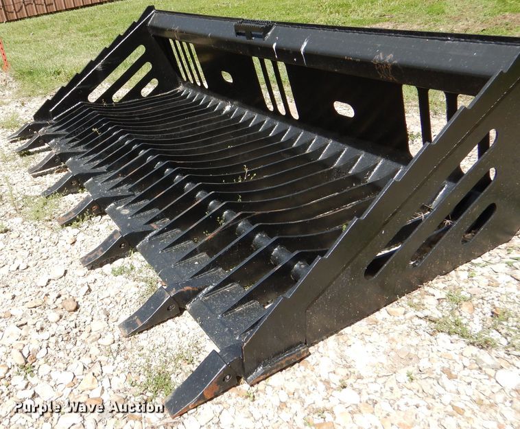 image for item DL8939 84"W skid steer rock bucket