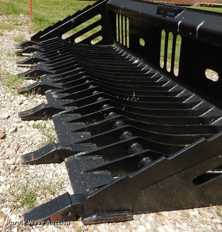 image for item DL8939 84"W skid steer rock bucket