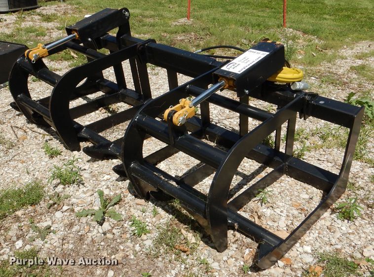 image for item DL8940 76"W skid steer grapple bucket