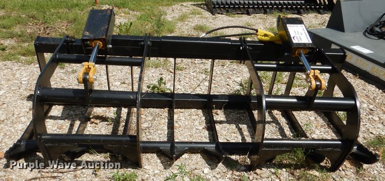 image for item DL8940 76"W skid steer grapple bucket