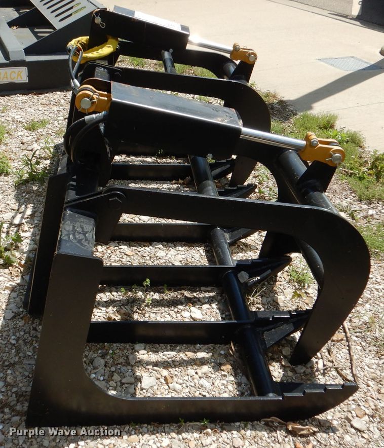 image for item DL8940 76"W skid steer grapple bucket