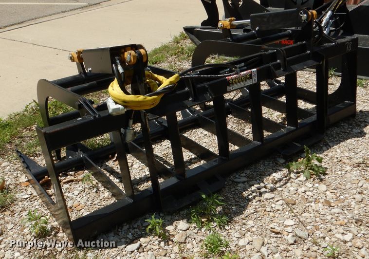 image for item DL8940 76"W skid steer grapple bucket