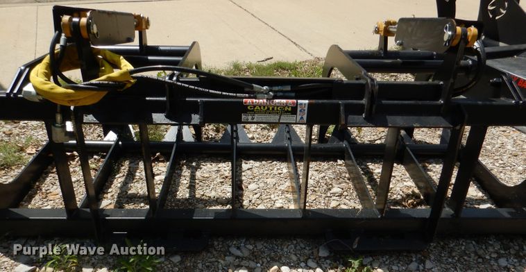 image for item DL8940 76"W skid steer grapple bucket