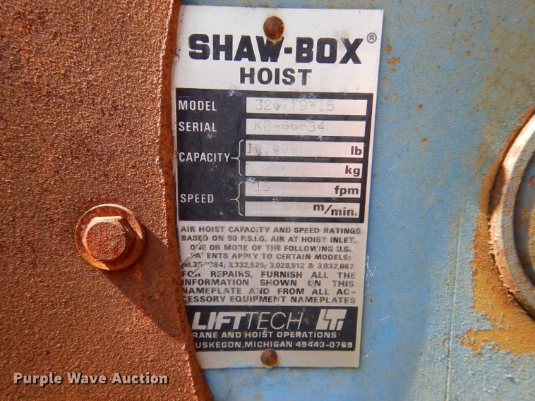 image for item DL8977 (2) bridge cranes