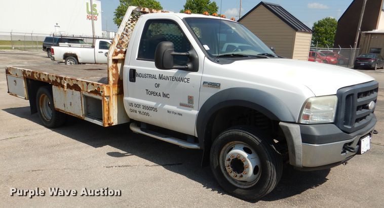 image for item DL8980 2007 Ford F450 Super Duty  flatbed truck