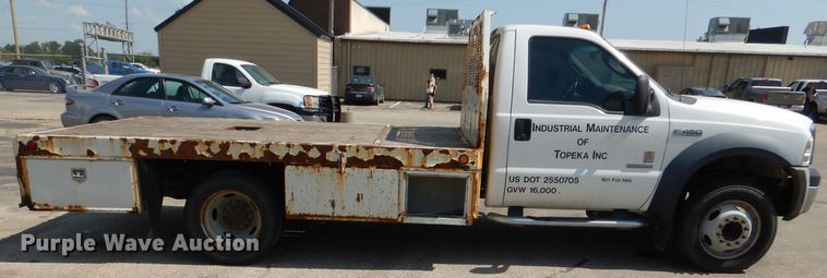 image for item DL8980 2007 Ford F450 Super Duty  flatbed truck