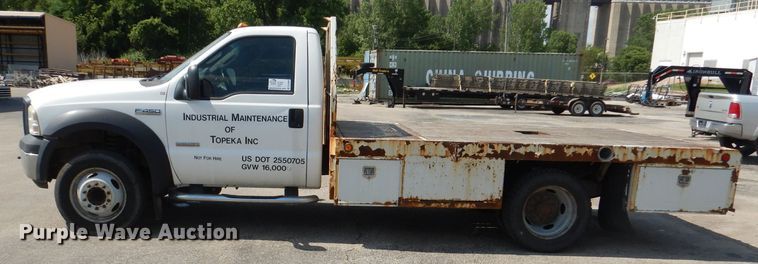 image for item DL8980 2007 Ford F450 Super Duty  flatbed truck