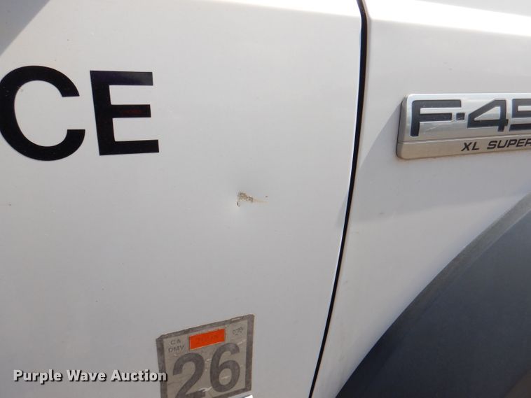 image for item DL8980 2007 Ford F450 Super Duty  flatbed truck