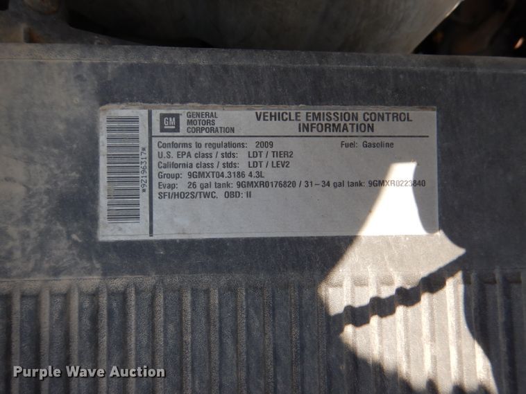 image for item DL8981 2009 GMC Sierra 1500  pickup truck