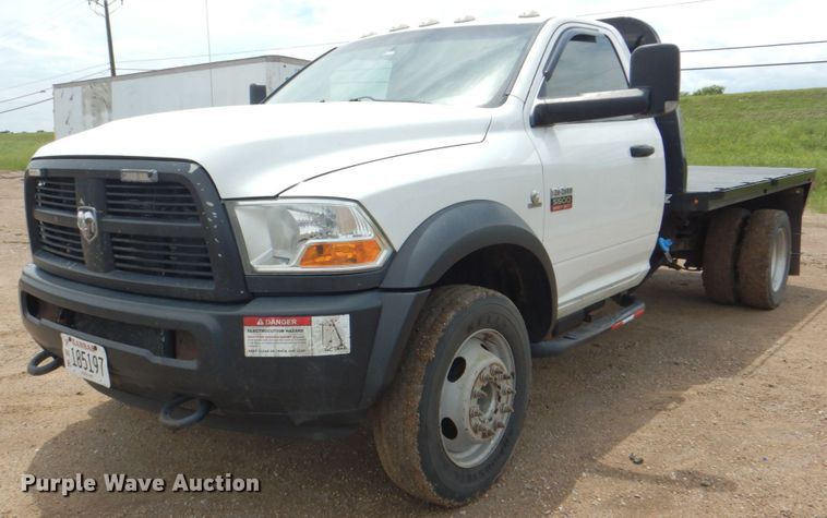 image for item DM3813 2012 Dodge Ram 5500HD  flatbed truck