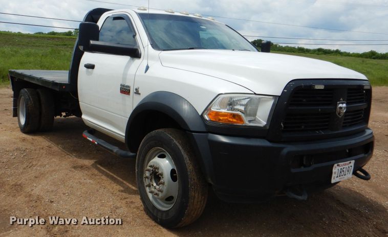 image for item DM3813 2012 Dodge Ram 5500HD  flatbed truck