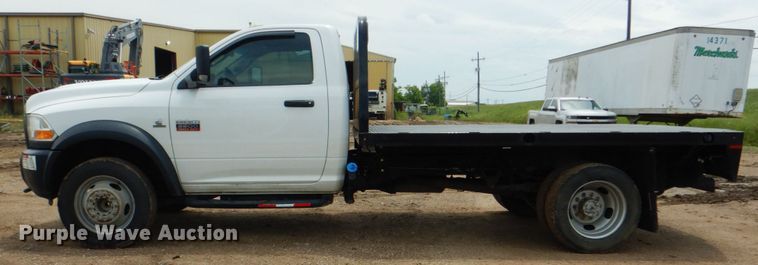 image for item DM3813 2012 Dodge Ram 5500HD  flatbed truck