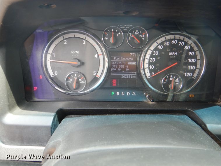 image for item DM3813 2012 Dodge Ram 5500HD  flatbed truck