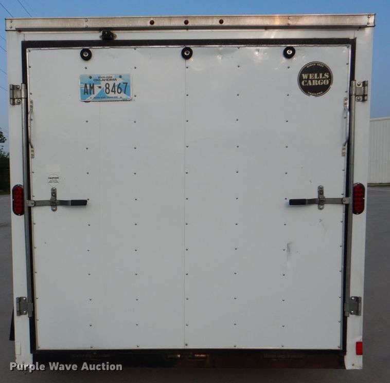 image for item DM3818 2015 Wells Cargo  enclosed cargo trailer