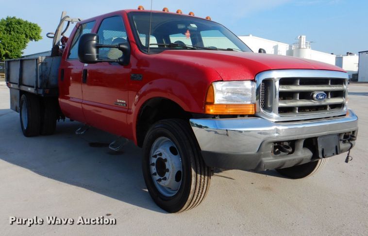 image for item DM3822 2000 Ford F450 Super Duty  flatbed truck