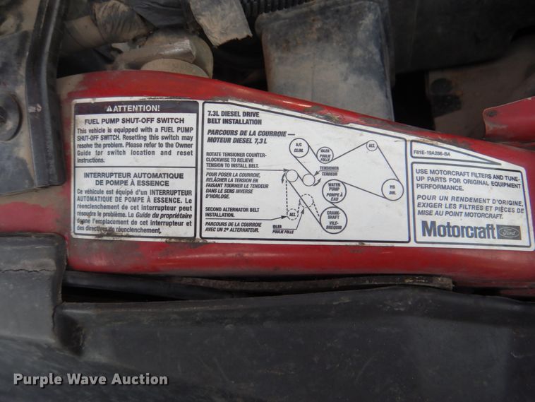 image for item DM3822 2000 Ford F450 Super Duty  flatbed truck