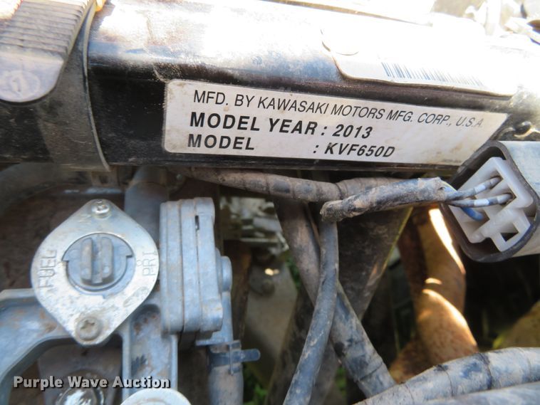 image for item DN5925 2013 Kawasaki 650  Brute Force ATV