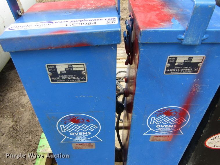 image for item GC9984 (3) welding rod ovens