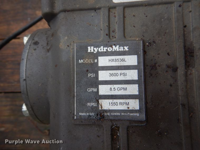image for item HC9303 2014 Hydro Max DC8036KL  pressure washer