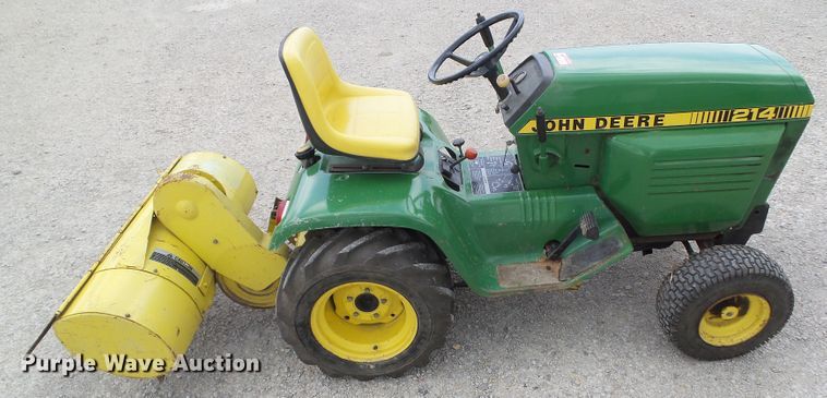 image for item HF9919 John Deere 214  lawn mower