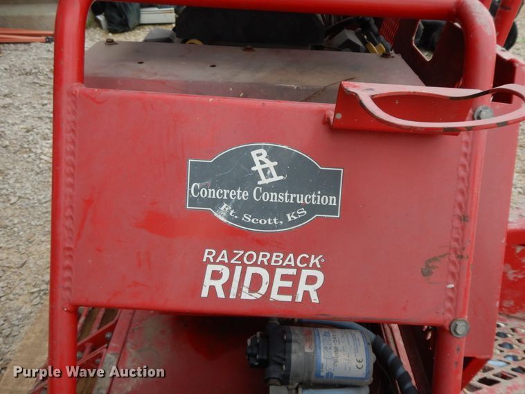 image for item HO9493 Allen Engineering Razor Back Rider power trowel