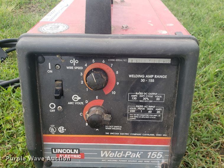 image for item HP9502 Lincoln Weld Pak 155  arc welder