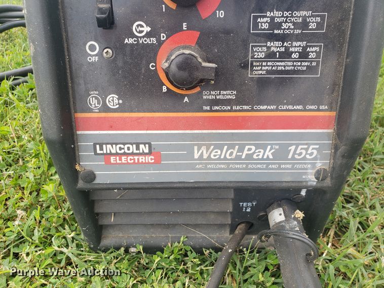 image for item HP9502 Lincoln Weld Pak 155  arc welder