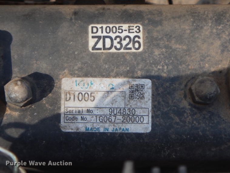 image for item HP9562 Kubota ZD326  lawn mower