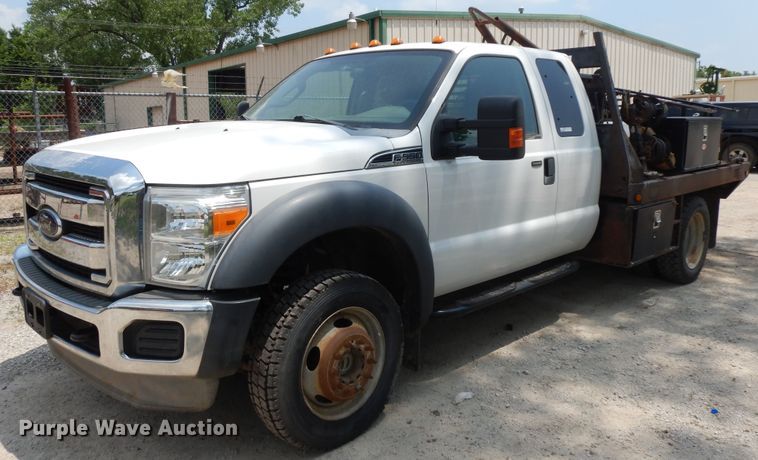 image for item HP9575 2012 Ford F550  SuperCab flatbed truck