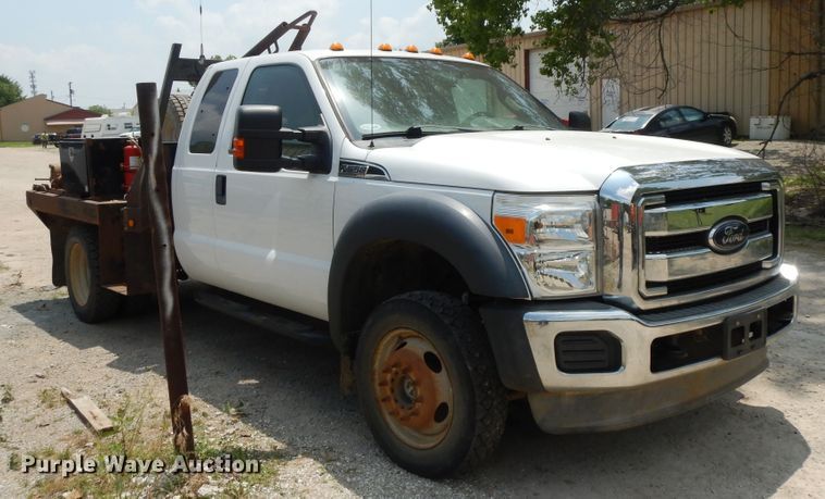 image for item HP9575 2012 Ford F550  SuperCab flatbed truck