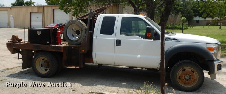 image for item HP9575 2012 Ford F550  SuperCab flatbed truck