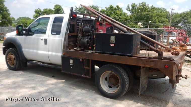 image for item HP9575 2012 Ford F550  SuperCab flatbed truck