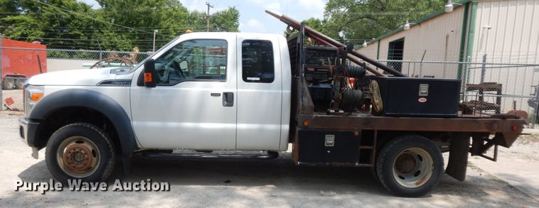 image for item HP9575 2012 Ford F550  SuperCab flatbed truck