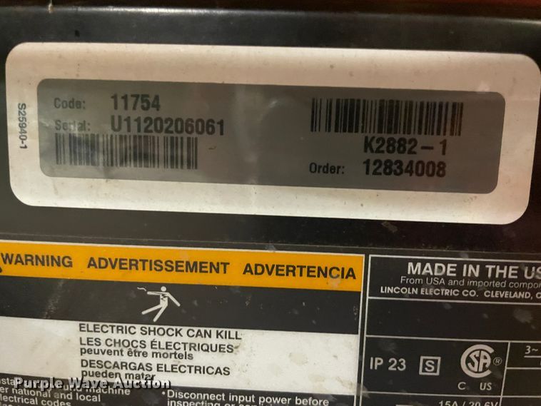 image for item IC9392 Lincoln Electric 450 welder