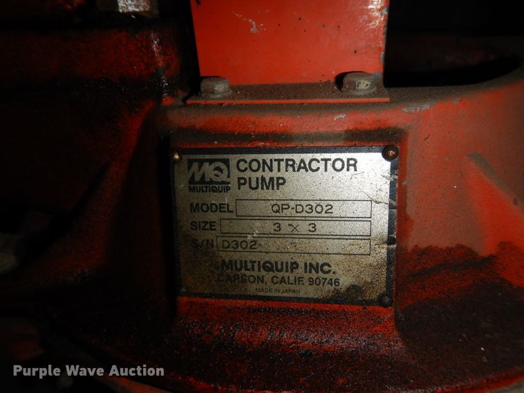 image for item ID9960 Multiquip QP-D302  diaphragm pump