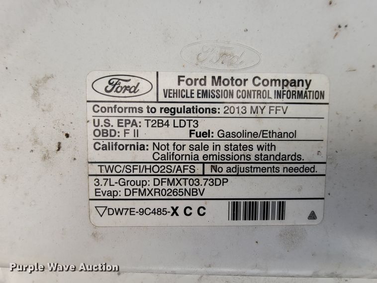 image for item IF9855 2013 Ford F150  pickup truck