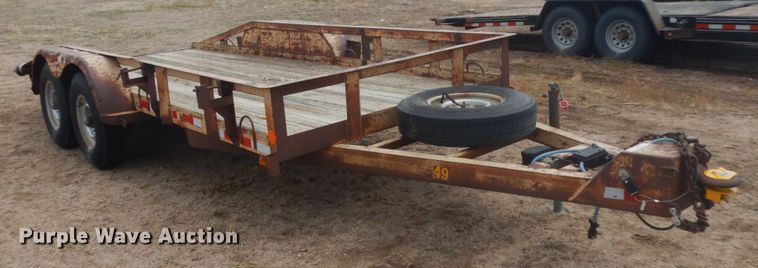 image for item IH9251 1986 Diamond  utility trailer