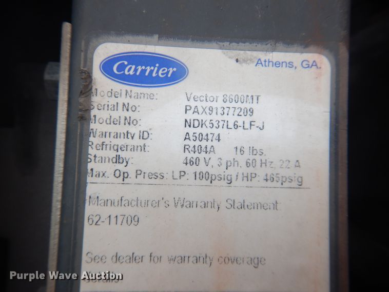 image for item IJ9410 2015 Utility  refrigerated van trailer