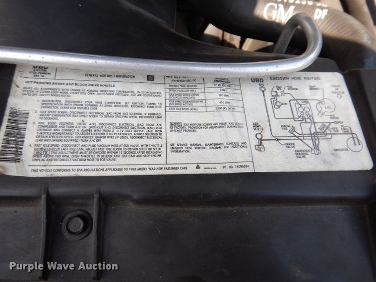 image for item IQ9610 1985 Chevrolet El Camino SS