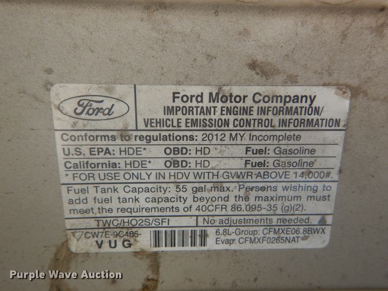 image for item IT9111 2012 Ford Econoline E450  shuttle bus