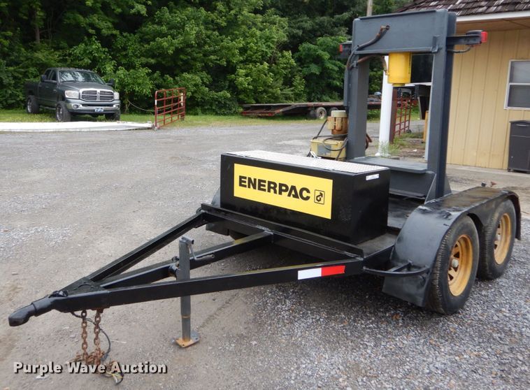 image for item IT9157 Enerpac  tire press trailer