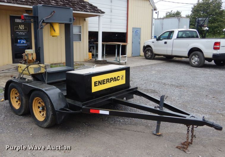 image for item IT9157 Enerpac  tire press trailer